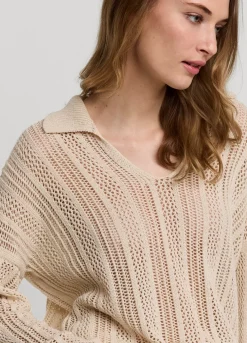 Open-Knit Jumper Oversized