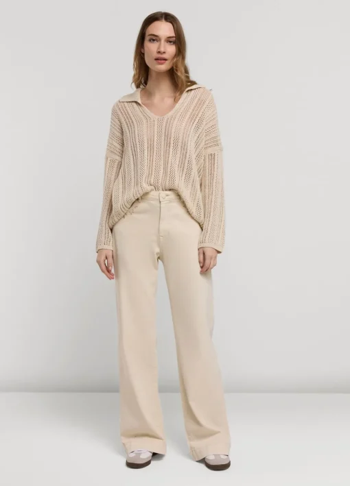 Open-Knit Jumper Oversized