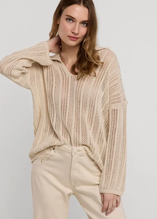 Open-Knit Jumper Oversized