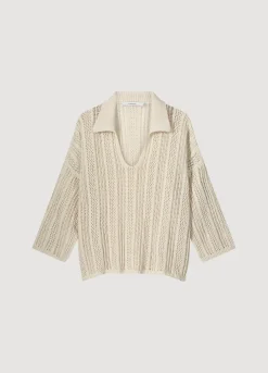 Open-Knit Jumper Oversized