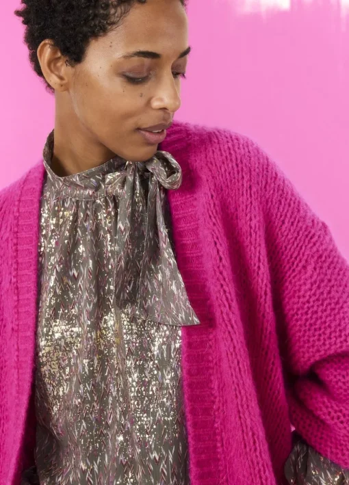Oversized Open Cardigan