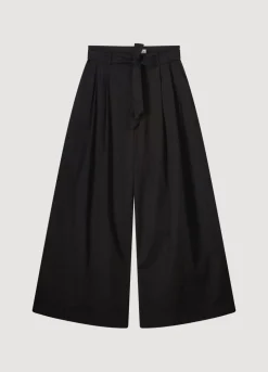Palazzo Trousers With Belt
