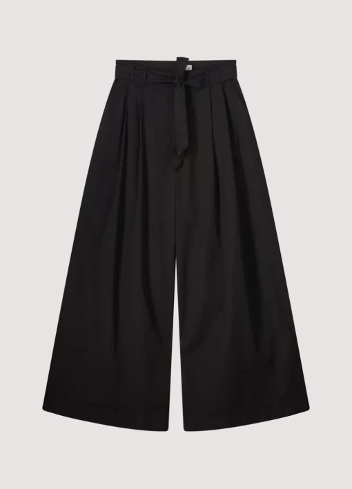 Palazzo Trousers With Belt