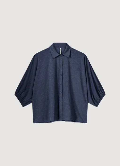 Shiny Shirt Blouse
