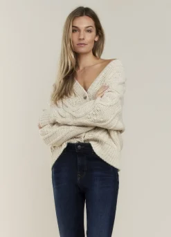 Soft, Chunky-Knit Cardigan