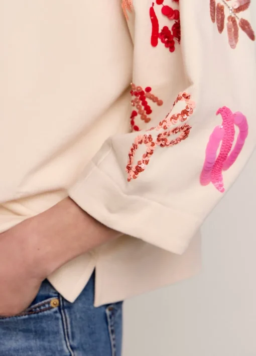 Sweatshirt With Sequins