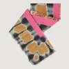 Thin Paisley Print Scarf