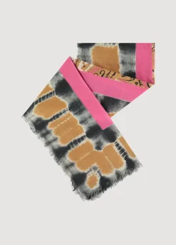 Thin Paisley Print Scarf