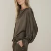 Top With Bat Sleeves