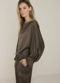 Top With Bat Sleeves