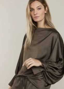 Top With Bat Sleeves