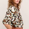 Top With Ornament Print