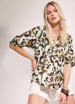 Top With Ornament Print