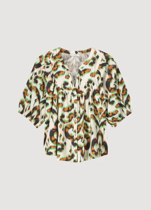 Top With Ornament Print