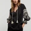 Top With Rich Embroidery