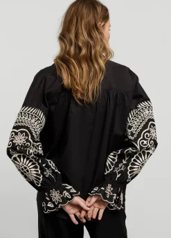 Top With Rich Embroidery