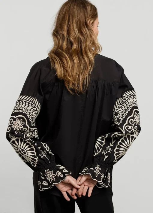 Top With Rich Embroidery