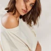 Top With Wide Boat Neck