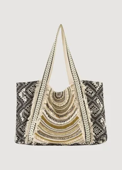 Tote Bag With Beads