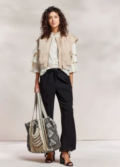 Tote Bag With Beads