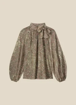 Transparent Blouse With Bow