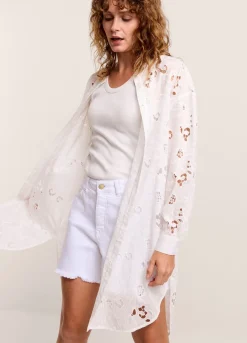 Tunic Blouse With English Embroidery
