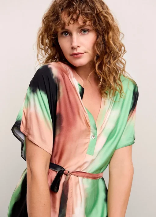 Tunic With Cloudy Print