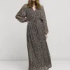 Wide Dress With Floral Print