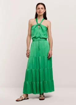 Wide Tiered Skirt