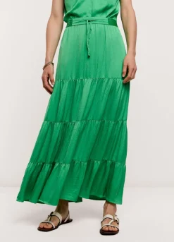 Wide Tiered Skirt
