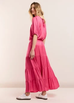 Wide Tiered Skirt