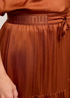 Wide Tiered Skirt
